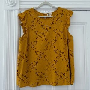 🦊 Monteau Golden Yellow Knit Top